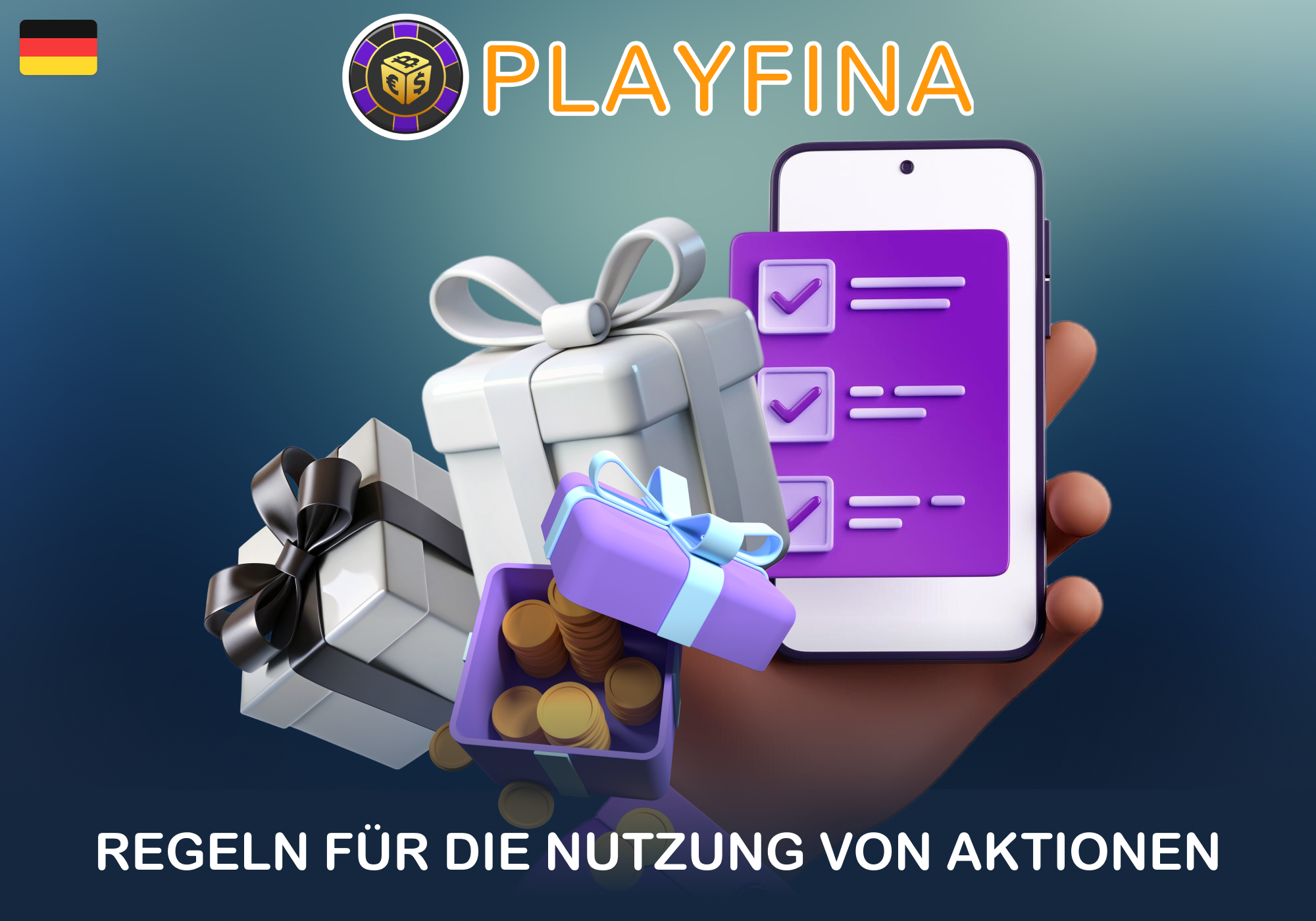 Spieler aus Deutschland sollten die Regeln, über Boni bei Playfina kennen