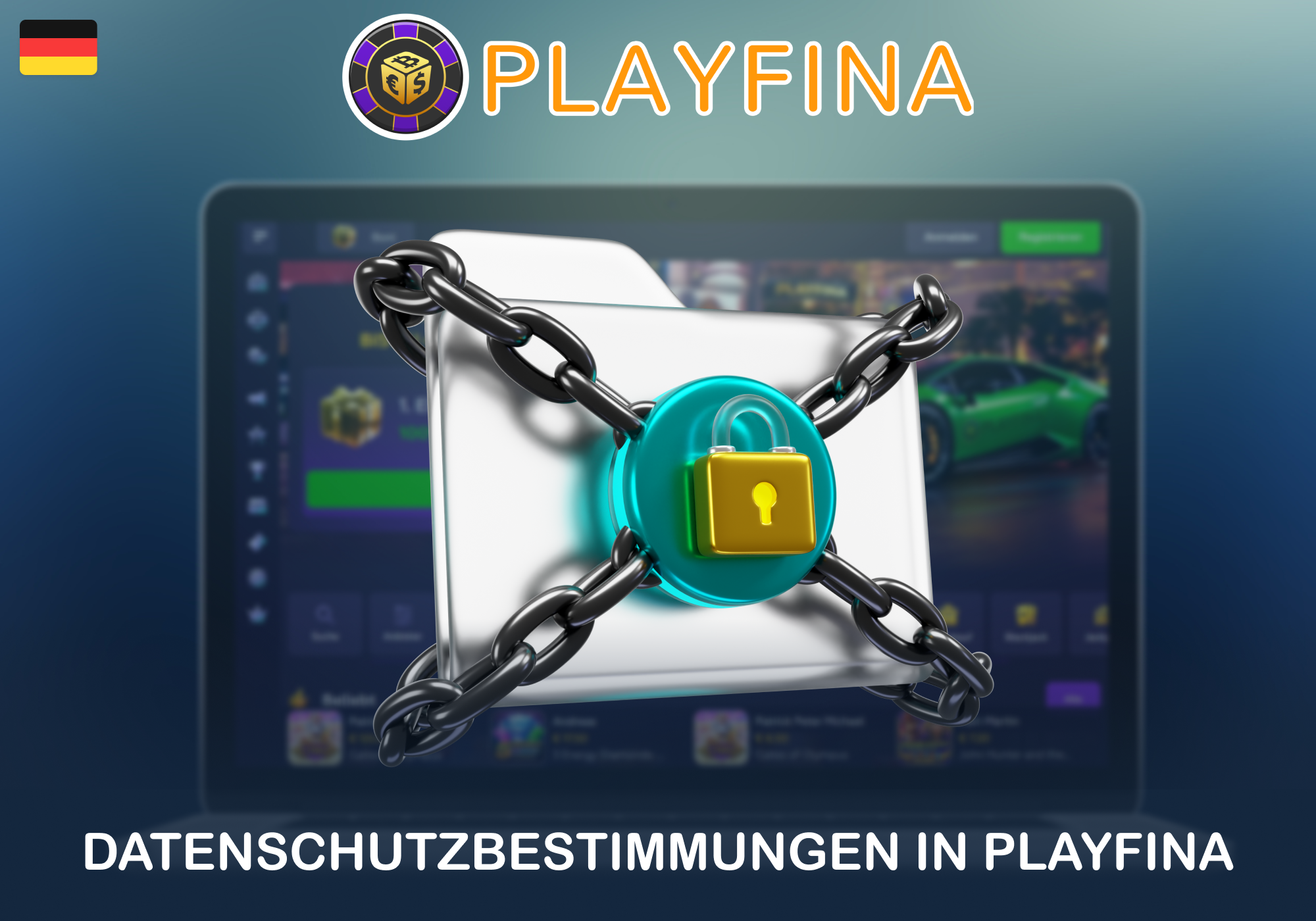Playfina regelt alle Vorgänge auf der Website durch eine eigene Datenschutzrichtlinie