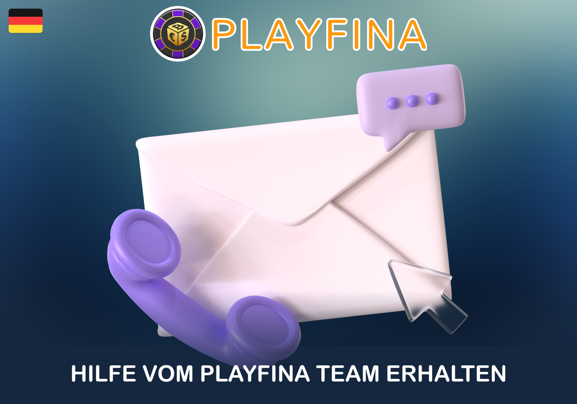 Playfina bietet Spielern rund um die Uhr Kundensupport für alle Fragen